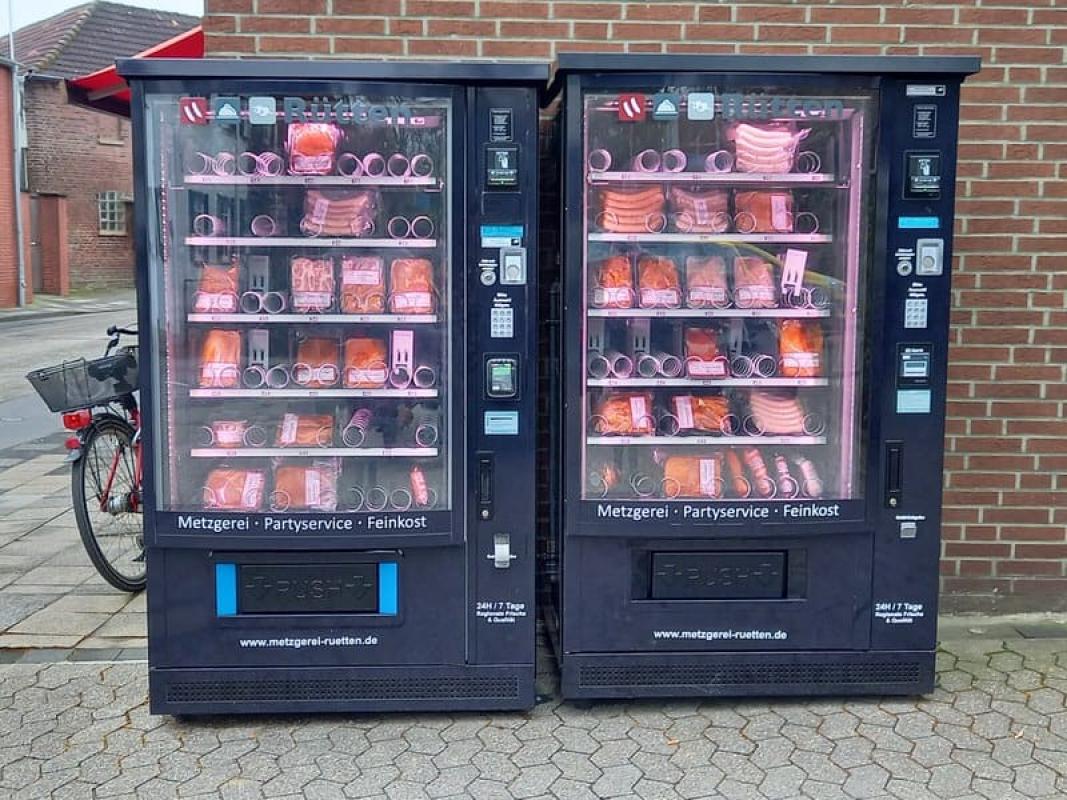 Grillfleischautomat Metzgerei Rütten Neukirchen