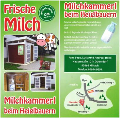 Milchautomat Heiglbauer in Oberndorf