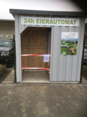 24 h Eierautomat auf dem Wilhelmshof Oberkotzau